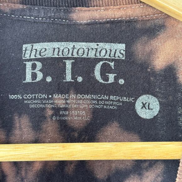 The Notorious B.I.G. Biggie Smalls Short Sleeve Crewneck T-Shirt Size XL - Picture 3 of 6